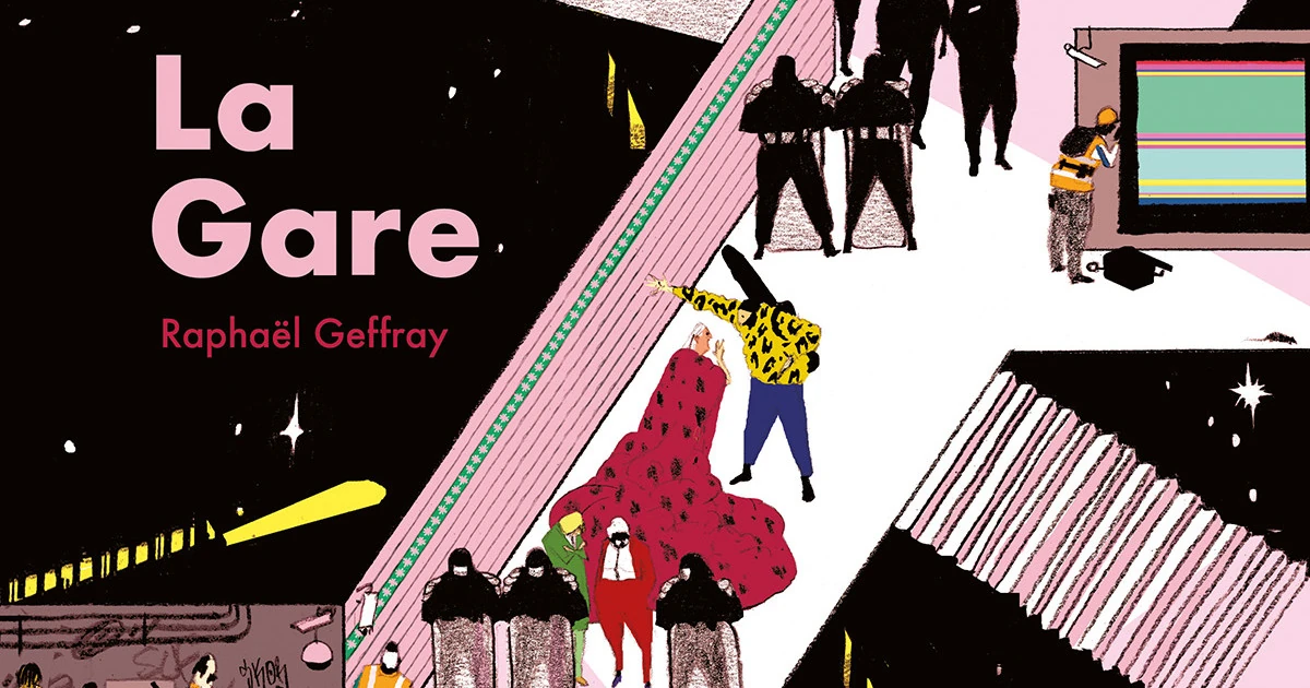 Détail de la couverture de La Gare