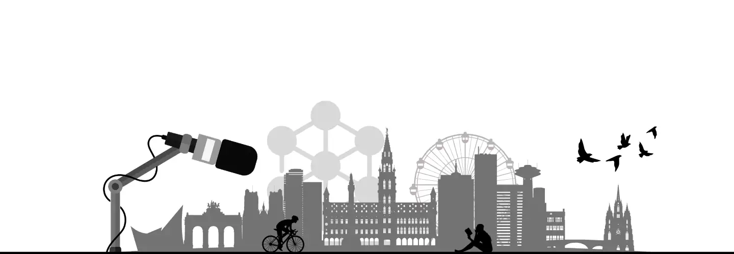 Skyline de Bruxelles avec micro - Brol Fictions